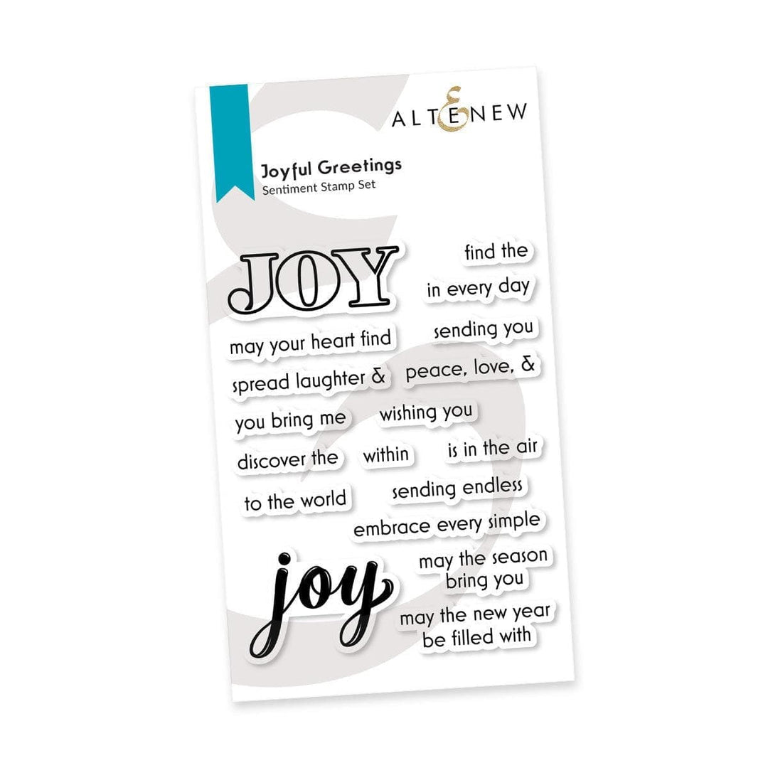 Altenew Stamp & Die Bundle Joyful Greetings