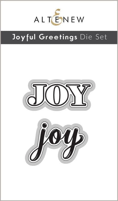 Altenew Stamp & Die Bundle Joyful Greetings