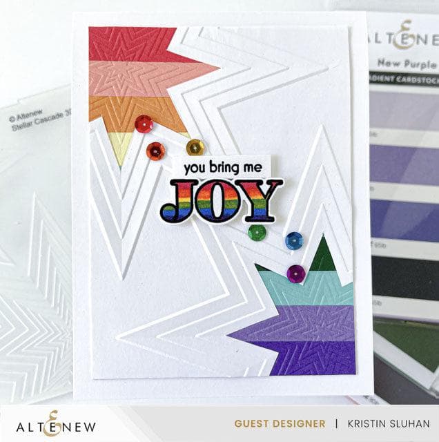 Altenew Stamp & Die Bundle Joyful Greetings