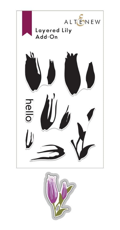 Altenew Stamp & Die Bundle Layered Lily Add-On Complete Bundle