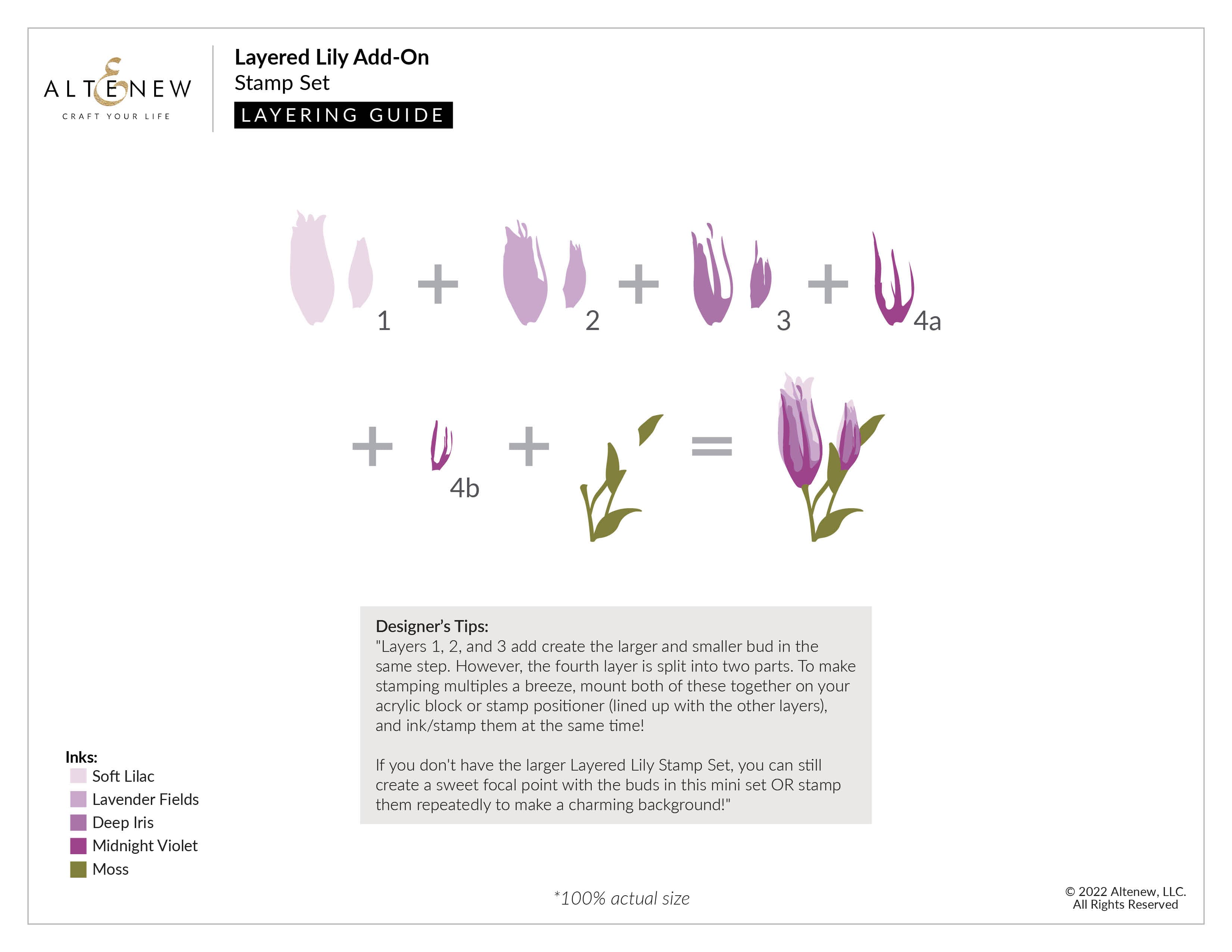 Layered Lily Add On | Altenew