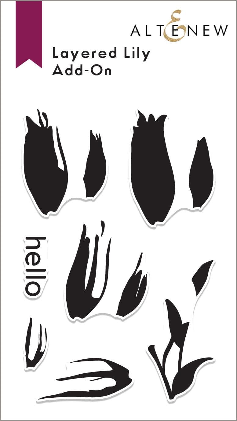 Altenew Stamp & Die Bundle Layered Lily Add-On