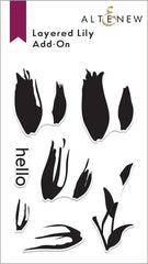 Altenew Stamp & Die Bundle Layered Lily Add-On