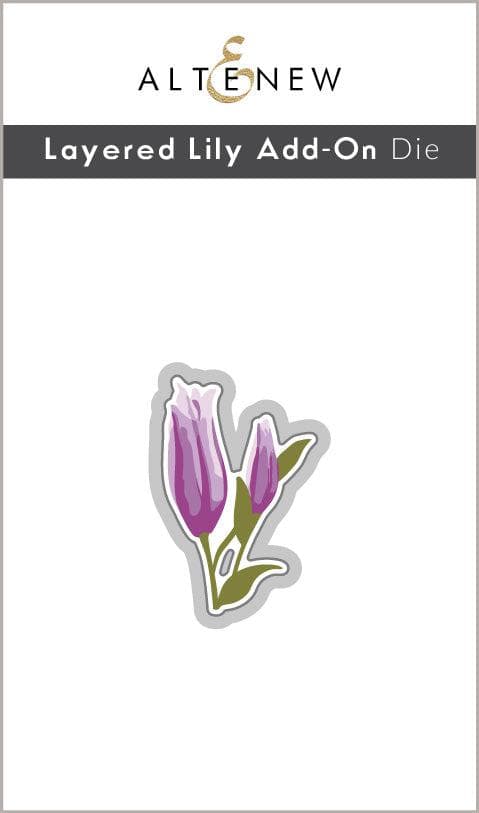 Altenew Stamp & Die Bundle Layered Lily Add-On