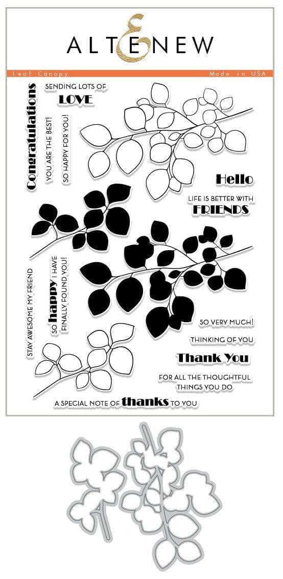 Altenew Stamp & Die Bundle Leaf Canopy Stamp & Die Bundle