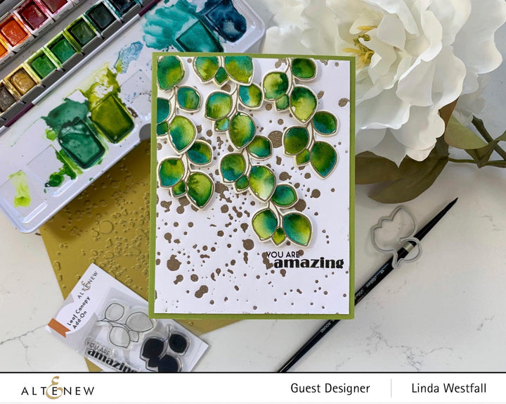 Altenew Stamp & Die Bundle Leaf Canopy Add-On Stamp & Die Bundle