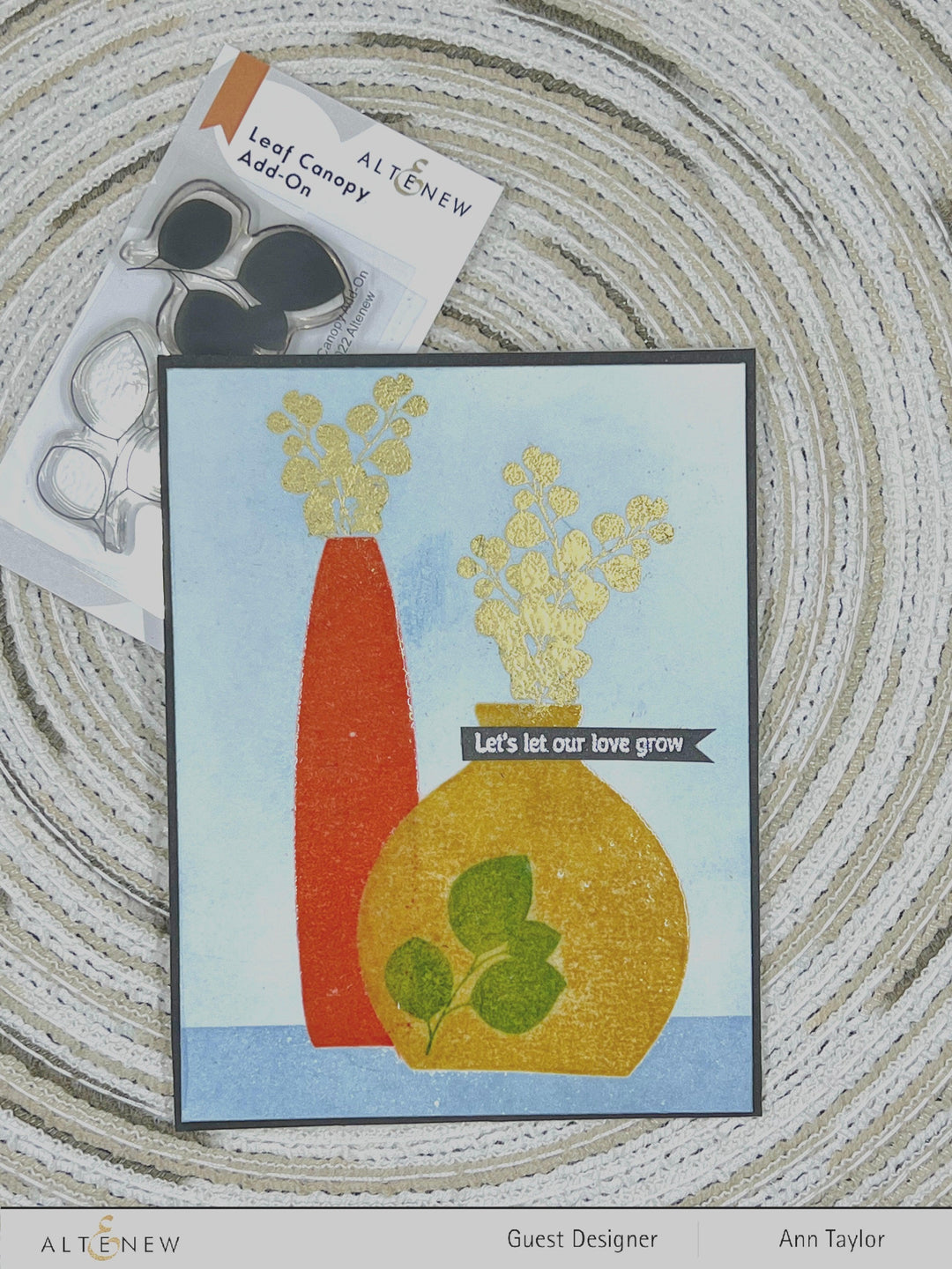 Altenew Stamp & Die Bundle Leaf Canopy Add-On Stamp & Die Bundle