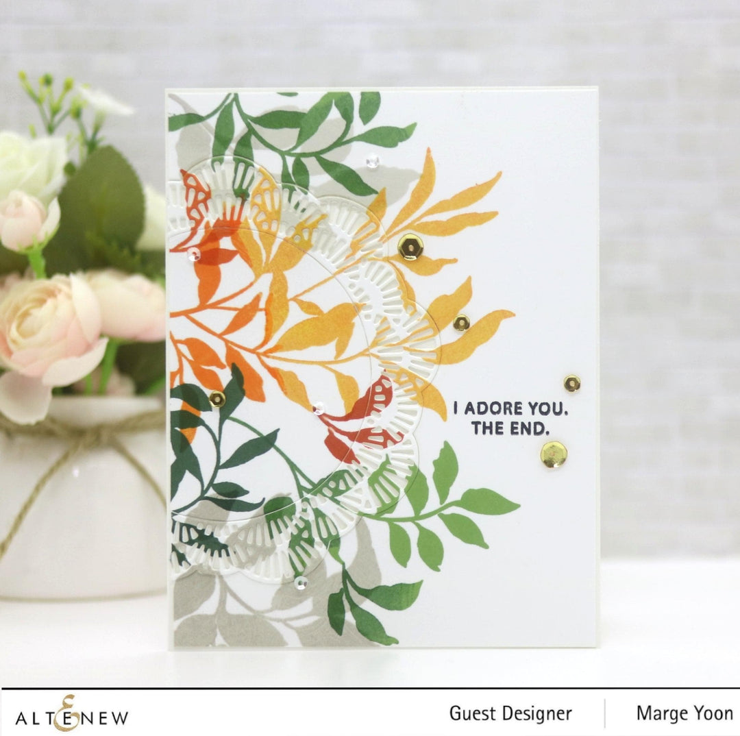 Altenew Stamp & Die Bundle Leaf Clusters Stamp & Die Bundle