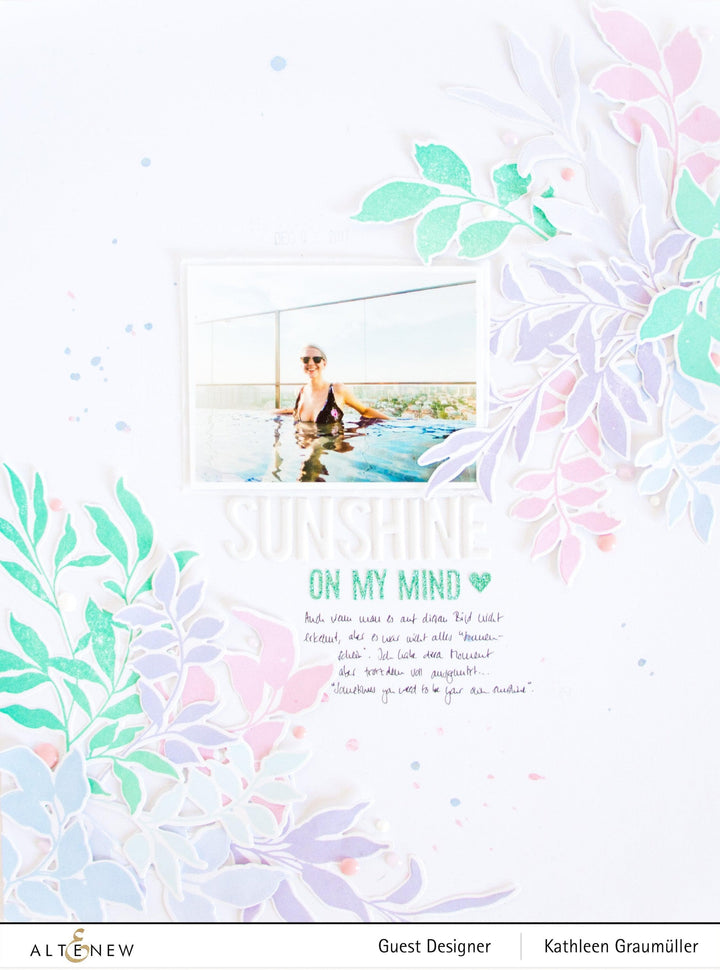 Altenew Stamp & Die Bundle Leaf Clusters Stamp & Die Bundle