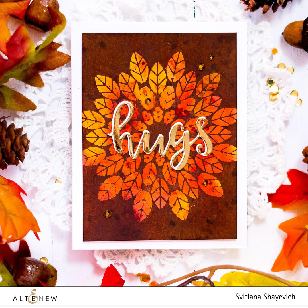 Altenew Stamp & Die Bundle Leaf Medallion Stamp & Die Bundle