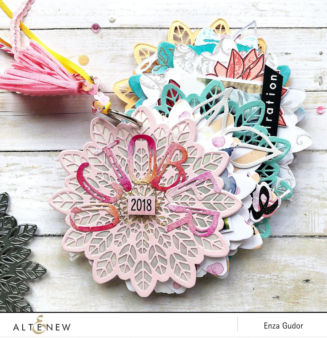 Altenew Stamp & Die Bundle Leaf Medallion Stamp & Die Bundle