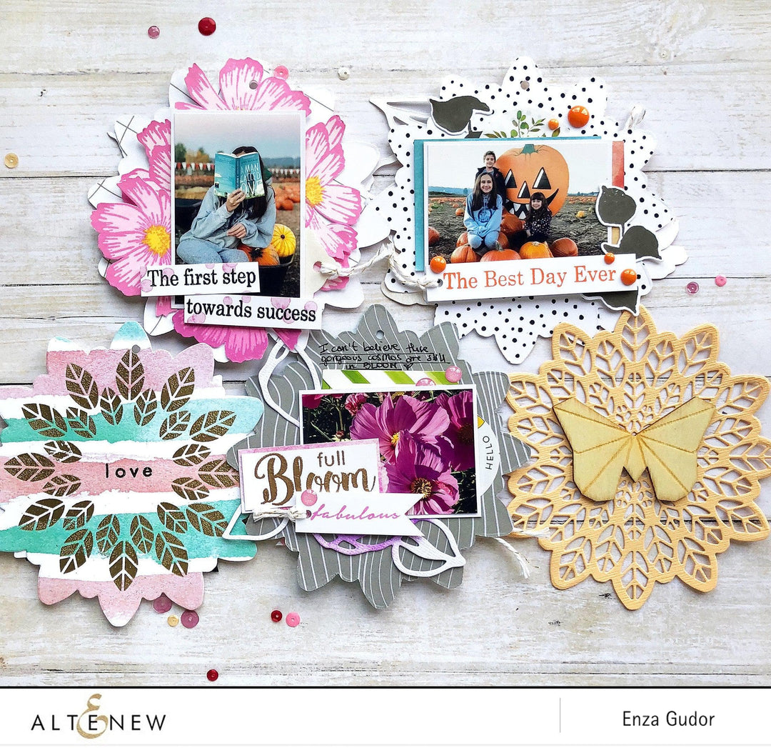 Altenew Stamp & Die Bundle Leaf Medallion Stamp & Die Bundle