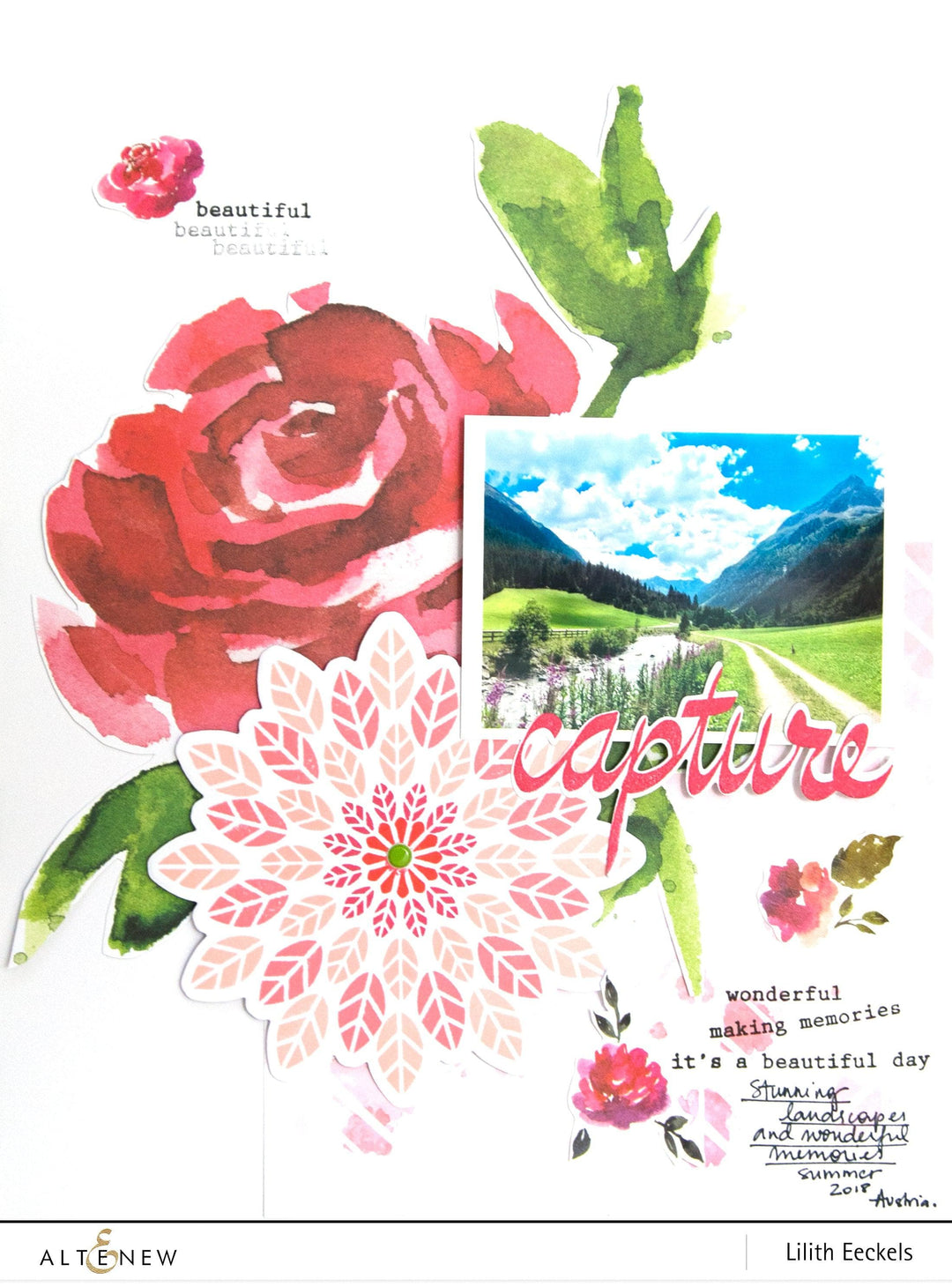 Altenew Stamp & Die Bundle Leaf Medallion Stamp & Die Bundle