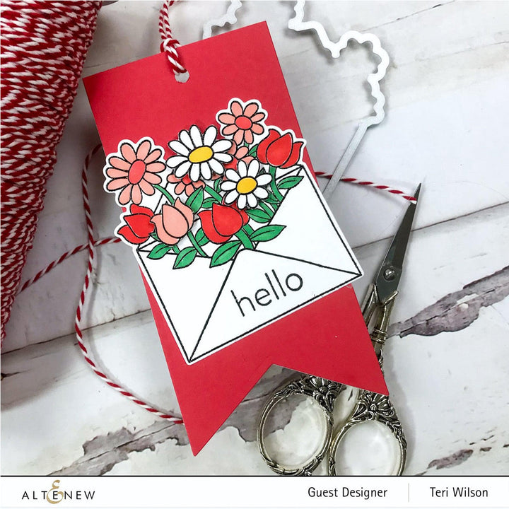 Altenew Stamp & Die Bundle Letter Flowers Stamp & Die Bundle