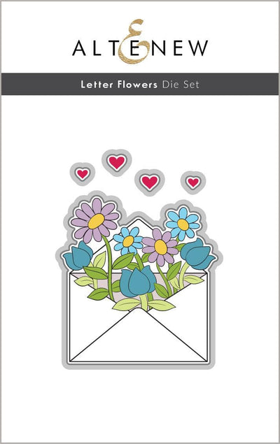 Altenew Stamp & Die Bundle Letter Flowers