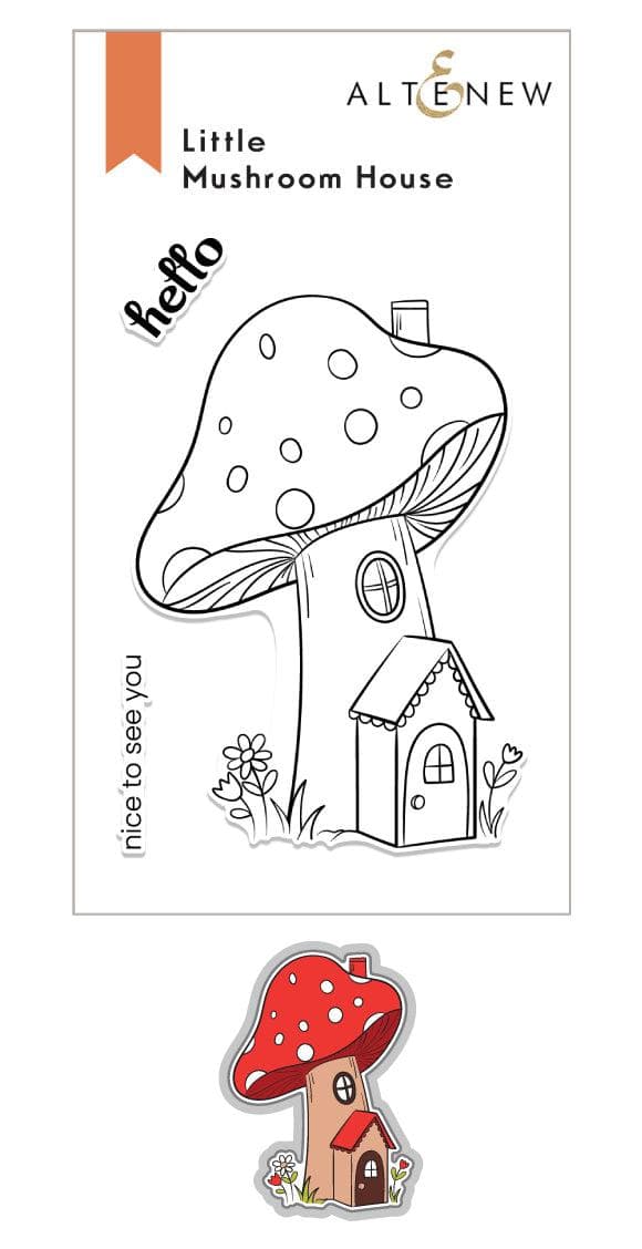 Altenew Stamp & Die Bundle Little Mushroom Stamp & Die Bundle