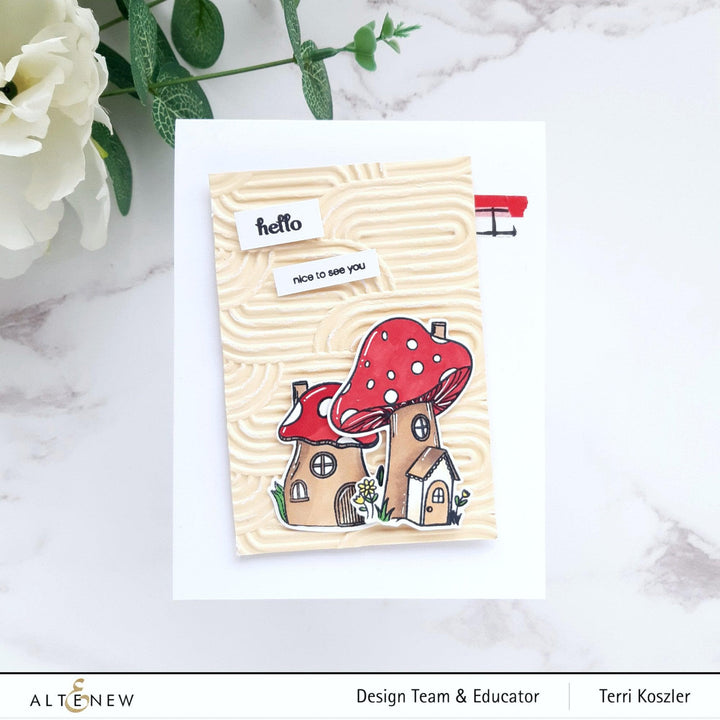 Altenew Stamp & Die Bundle Little Mushroom Stamp & Die Bundle