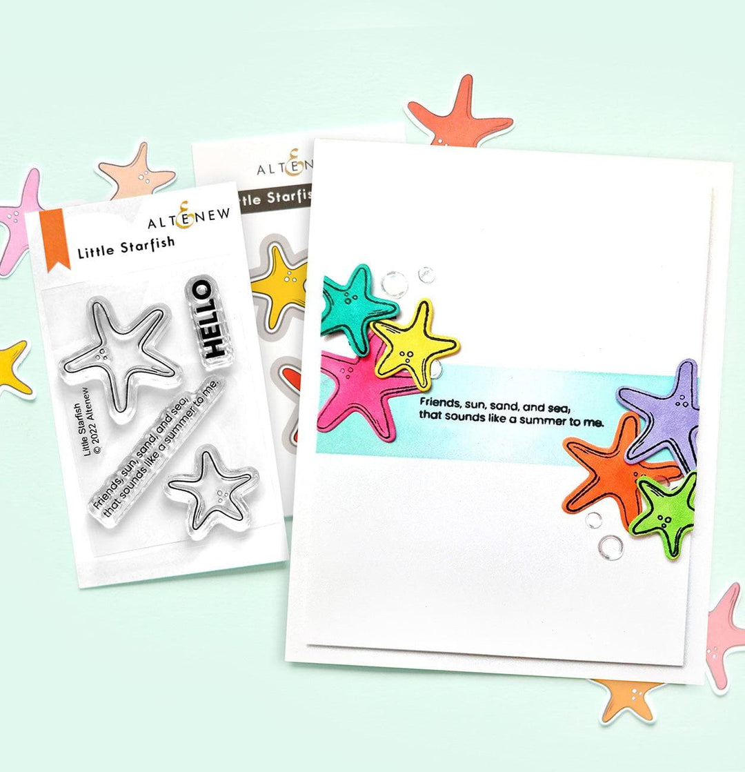Altenew Stamp & Die Bundle Little Starfish Stamp & Die Bundle