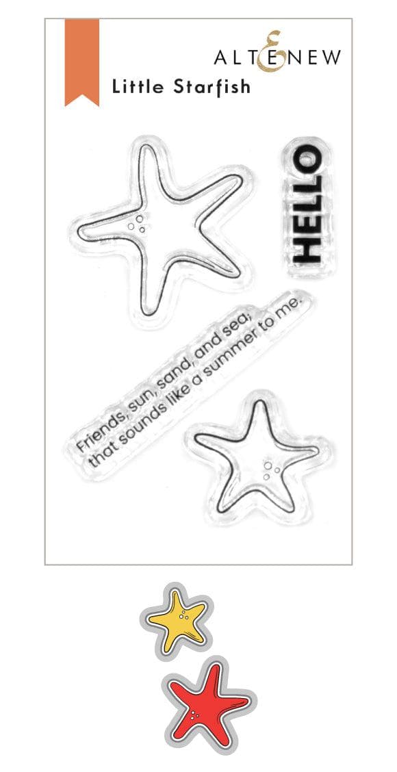 Altenew Stamp & Die Bundle Little Starfish Stamp & Die Bundle