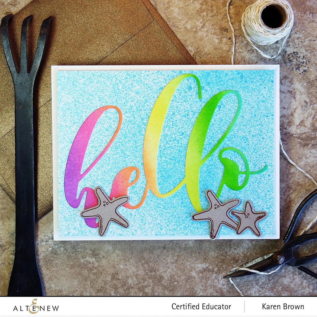 Altenew Stamp & Die Bundle Little Starfish Stamp & Die Bundle