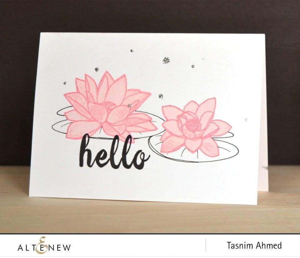 Altenew Stamp & Die Bundle Lotus Stamp & Die Bundle