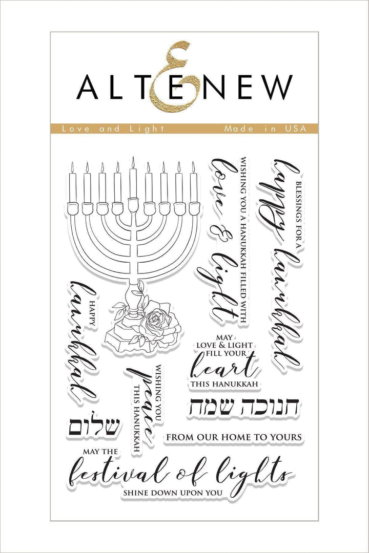 Altenew Stamp & Die Bundle Love and Light Stamp & Die Bundle