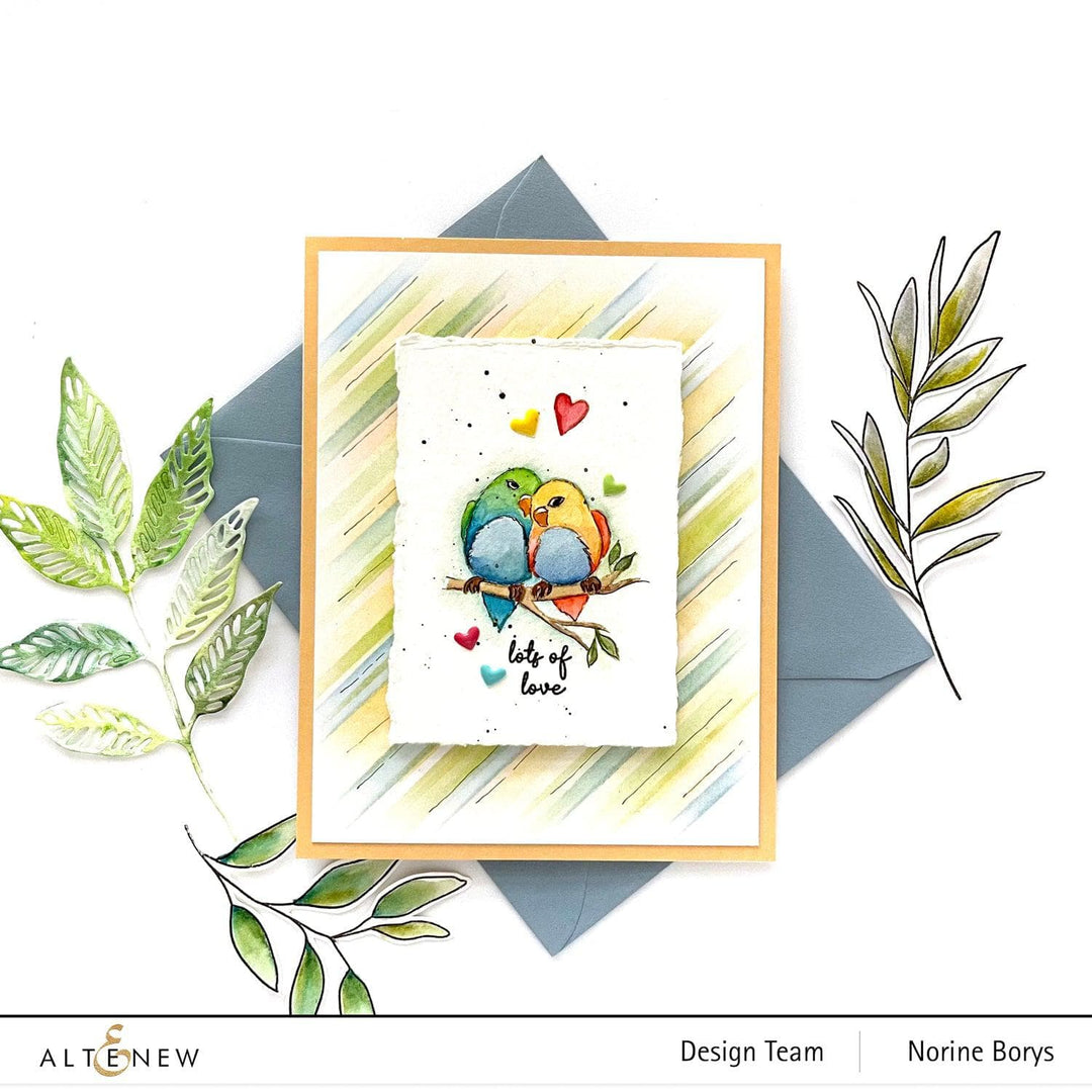 Altenew Stamp & Die Bundle Love Birds Stamp & Die Bundle