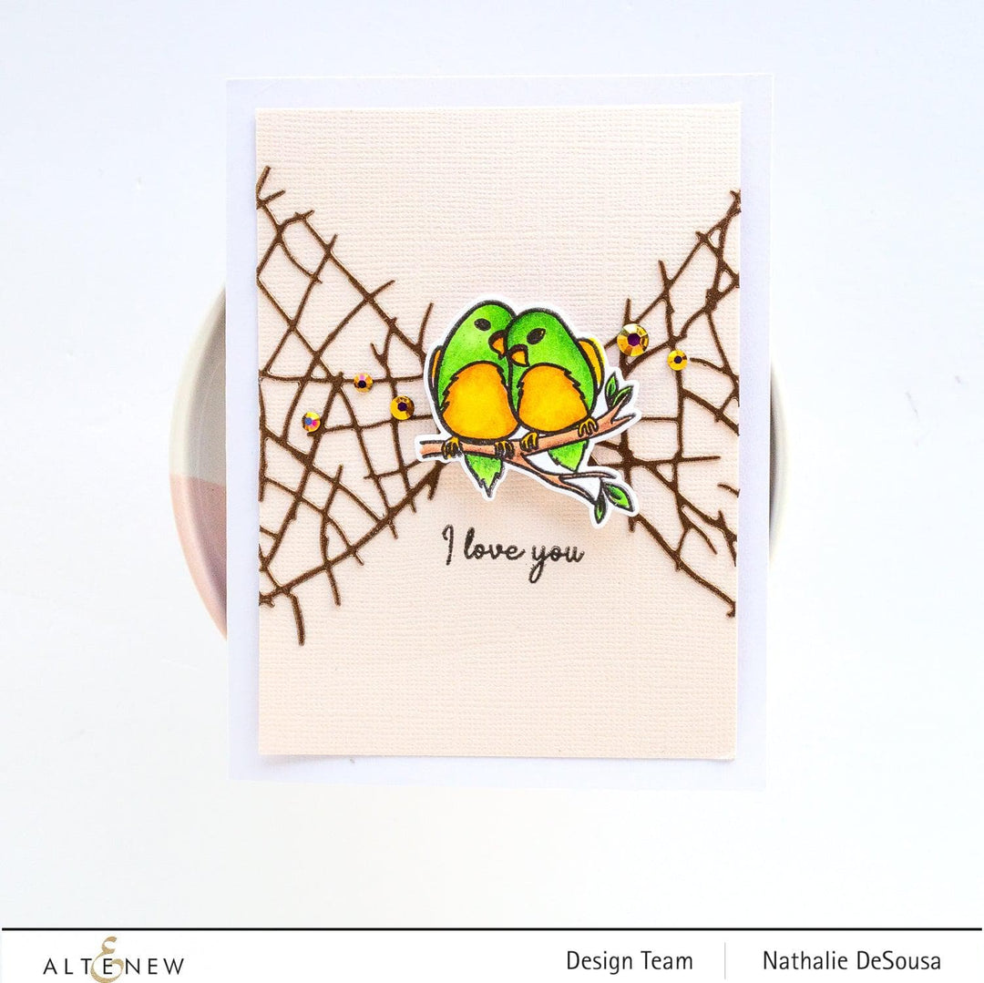 Altenew Stamp & Die Bundle Love Birds Stamp & Die Bundle