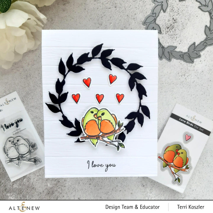 Altenew Stamp & Die Bundle Love Birds Stamp & Die Bundle