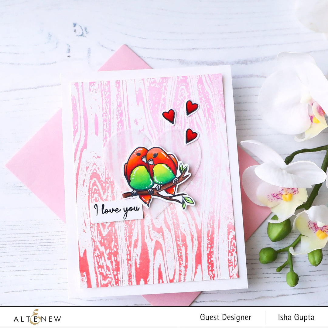 Altenew Stamp & Die Bundle Love Birds Stamp & Die Bundle