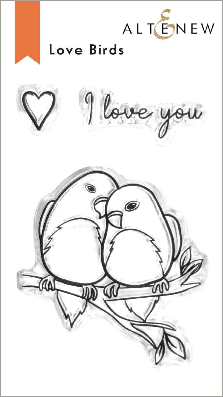 Altenew Stamp & Die Bundle Love Birds Stamp & Die Bundle