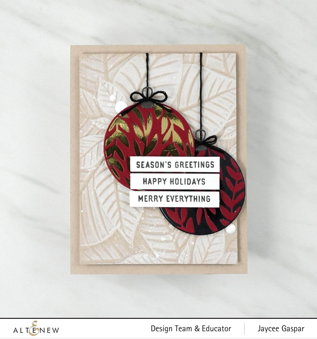 Altenew Stamp & Die Bundle Lovely Ornaments Stamp & Die Bundle