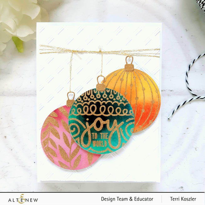 Altenew Stamp & Die Bundle Lovely Ornaments Stamp & Die Bundle
