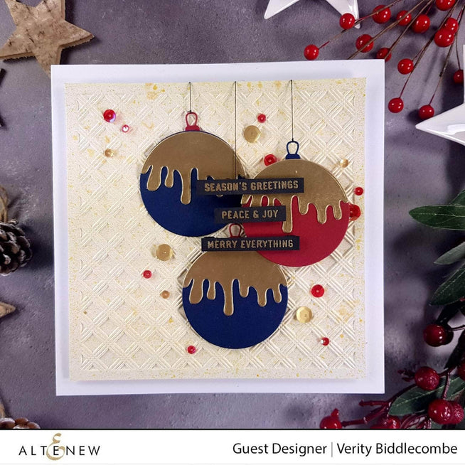 Altenew Stamp & Die Bundle Lovely Ornaments Stamp & Die Bundle