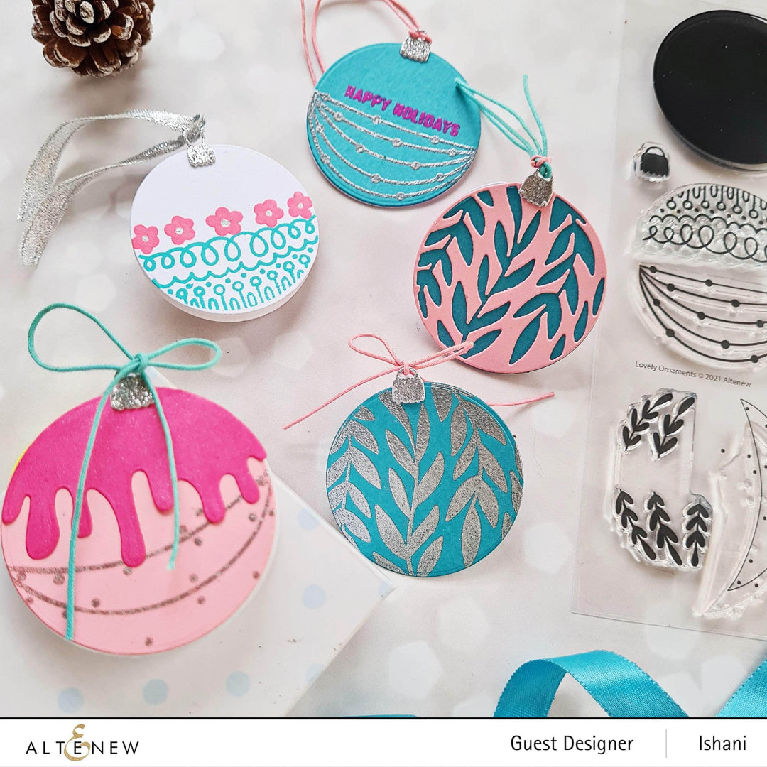 Altenew Stamp & Die Bundle Lovely Ornaments Stamp & Die Bundle