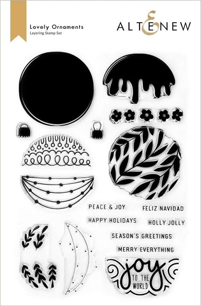 Altenew Stamp & Die Bundle Lovely Ornaments Stamp & Die Bundle