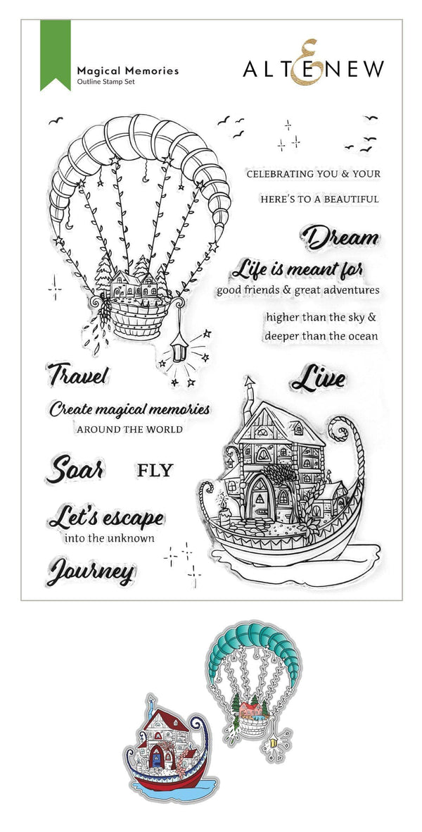 Altenew Stamp & Die Bundle Magical Memories Stamp & Die Bundle