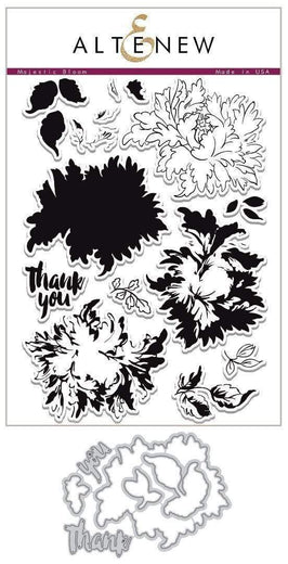 Altenew Stamp & Die Bundle Majestic Bloom Stamp & Die Bundle