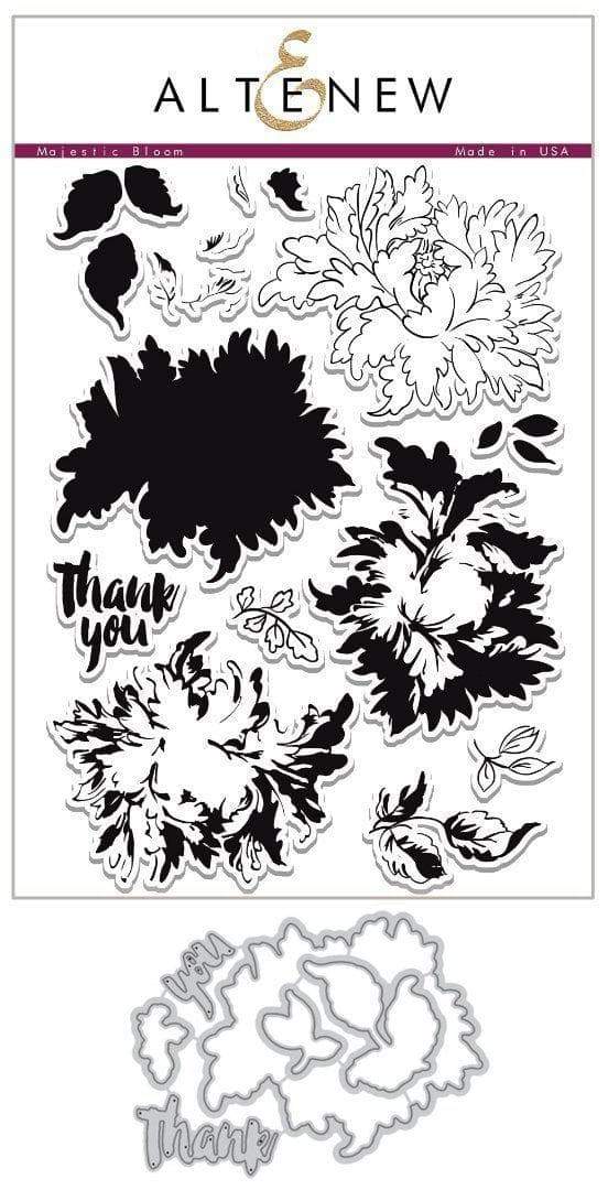Altenew Stamp & Die Bundle Majestic Bloom Stamp & Die Bundle