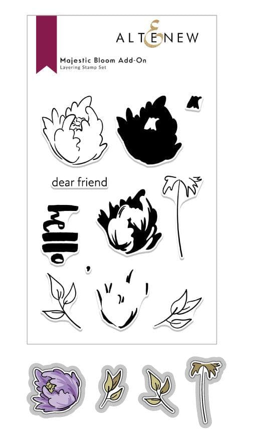 Altenew Stamp & Die Bundle Majestic Bloom Add-On Complete Bundle