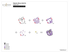 Altenew Stamp & Die Bundle Majestic Bloom Add-On Complete Bundle