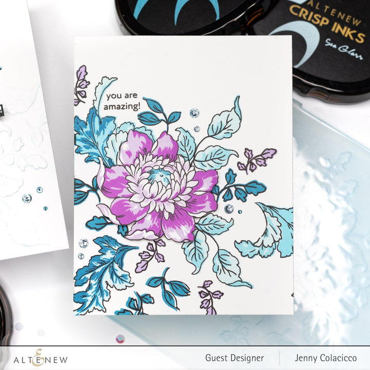 Altenew Stamp & Die Bundle Majestic Bouquet Stamp & Die Bundle