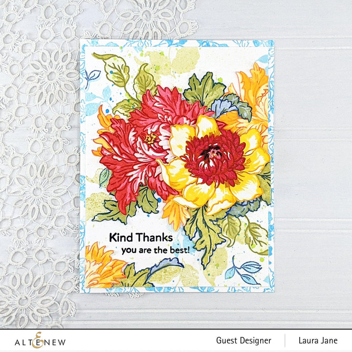 Altenew Stamp & Die Bundle Majestic Bouquet Stamp & Die Bundle