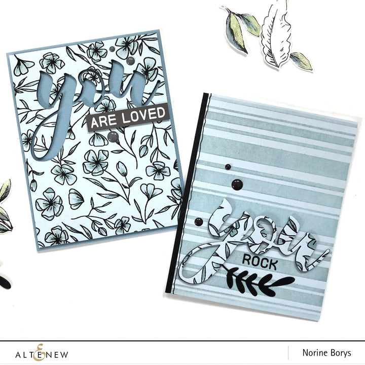 Altenew Stamp & Die Bundle Mega Greetings 2 Stamp & Die Bundle