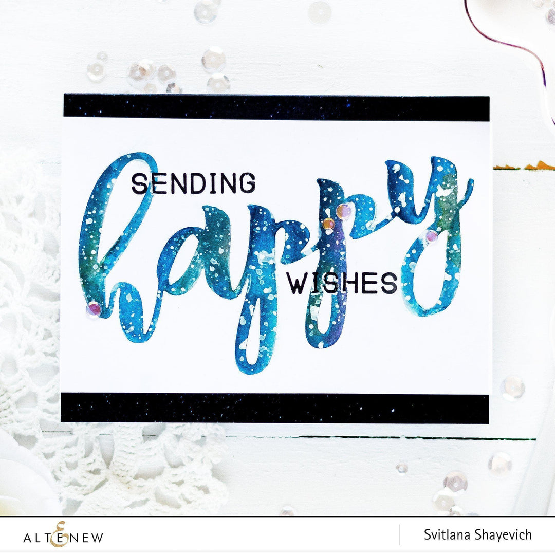 Altenew Stamp & Die Bundle Mega Greetings 2 Stamp & Die Bundle