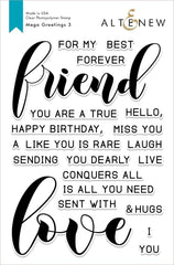 Altenew Stamp & Die Bundle Mega Greetings 3 Stamp & Die Bundle