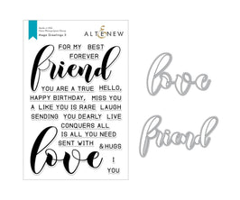 Mega Greetings 3 Stamp & Die Bundle