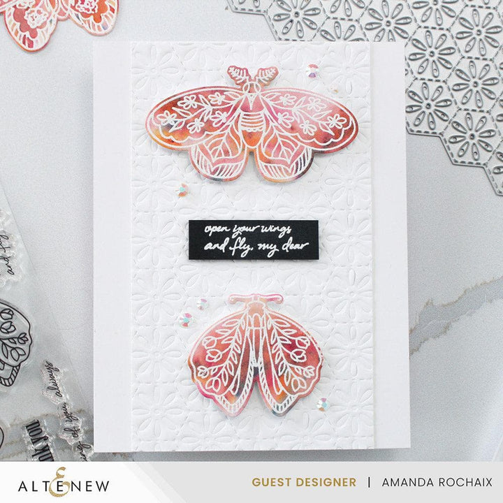 Altenew Stamp & Die Bundle Midnight Moths