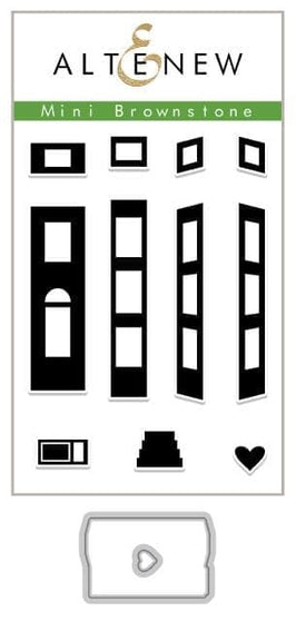 Altenew Stamp & Die Bundle Mini Brownstone Stamp & Die Bundle