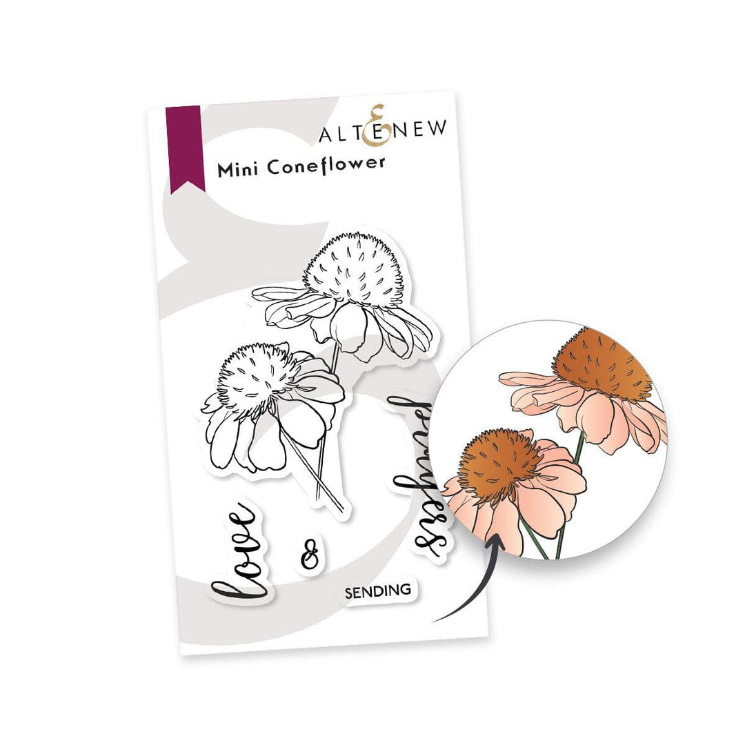 Altenew Stamp & Die Bundle Mini Coneflower